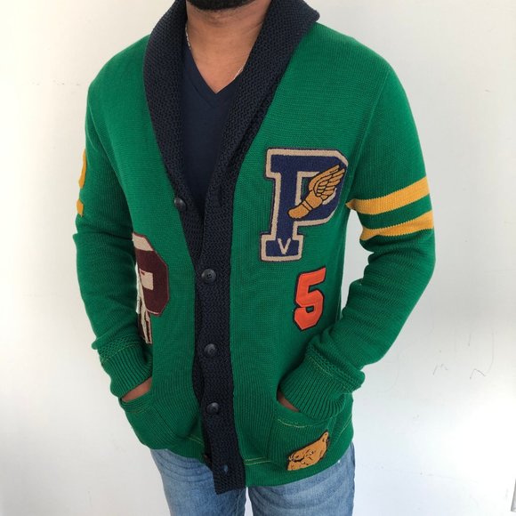 Polo Ralph Lauren Sweaters - Polo Ralph Lauren Cardigan Letterman Cardigan